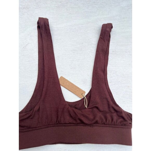 NWT Skims Women's Soft Stretch Pullover Bralette Bra Cocoa BR-BRA-0617 Size XXS - Picture 3 of 7